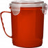 Plastic microwave cup (720ml), red