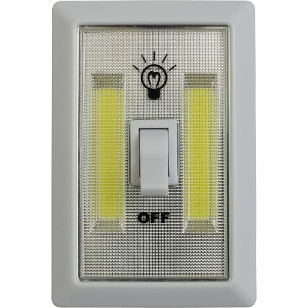 Plastic night light with LED llight, white