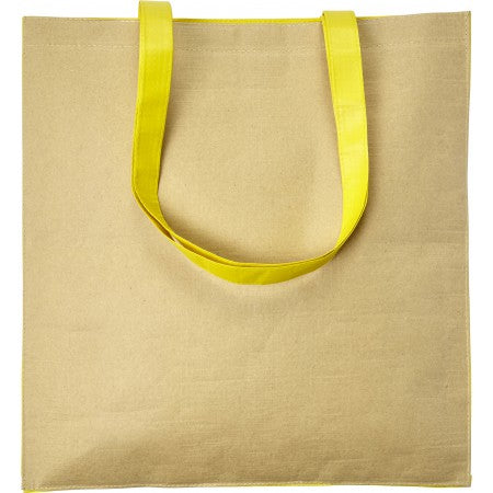 Paper carrying bag, yellow