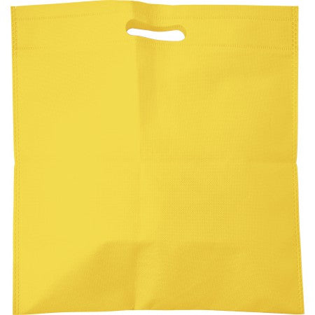 Nonwoven carry/document bag, yellow