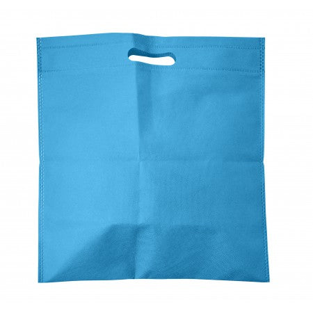 Nonwoven carry/document bag, light blue