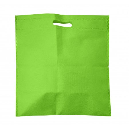 Nonwoven carry/document bag, lime