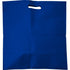 Nonwoven carry/document bag, cobalt blue