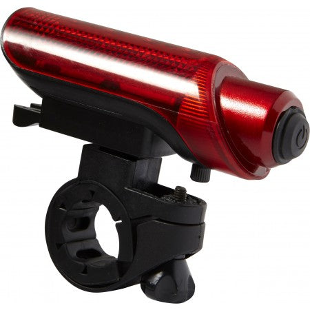 Plastic bicycle light, red