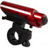 Plastic bicycle light, red