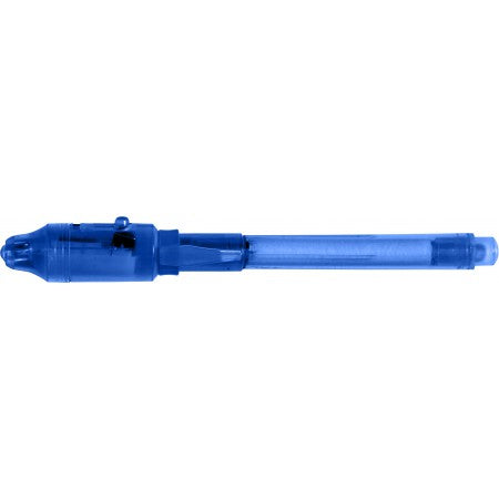 Plastic pen with invisible ink., blue