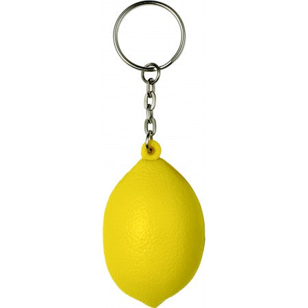 Anti stress key holder fruit, yellow
