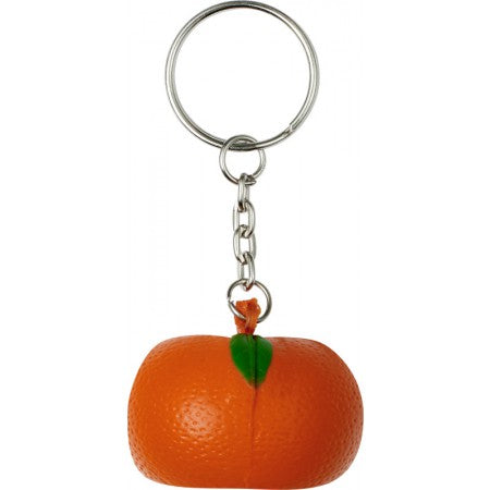 Anti stress key holder fruit, orange