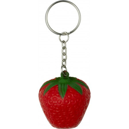Anti stress key holder fruit, red