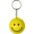 Anti stress key holder smiling face, yellow