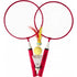 Iron badminton set, red