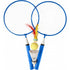 Iron badminton set, cobalt blue