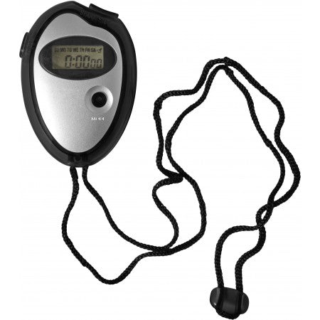Digital plastic stopwatch, black