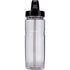 Transparent water bottle (550ml), black