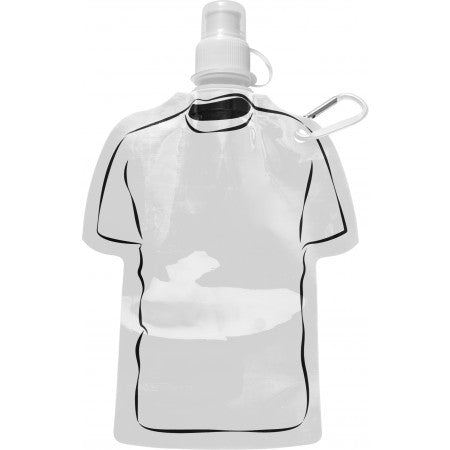 Foldable and leak-proof PP water bottle, white