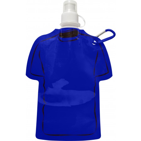 Foldable and leak-proof PP water bottle, cobalt blue