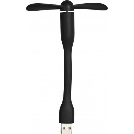PVC USB fan, black