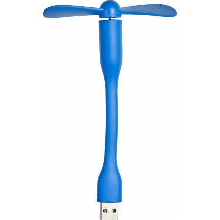PVC USB fan, light blue