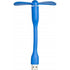 PVC USB fan, light blue