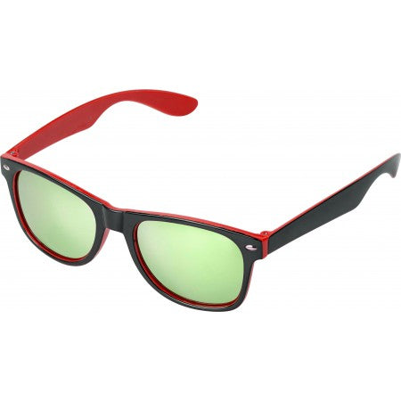 Plastic sunglasses with UV400 protection, red