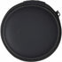 Pouch with in-ear earphones, black