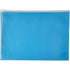A4 Transparent PVC document folder, blue - BRANIO