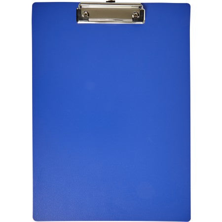 Plastic clipboard, cobalt blue