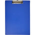 Plastic clipboard, cobalt blue