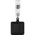 Plastic name card/name badge holder, black