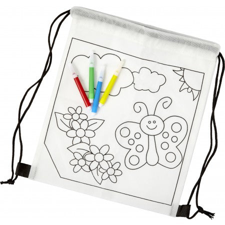 Nonwoven (80gr) backpack, white
