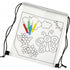 Nonwoven (80gr) backpack, white