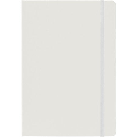 Cardboard notebook (approx. A5), white
