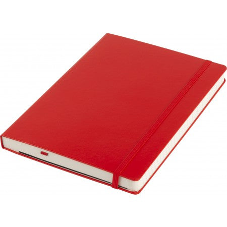 Cardboard notebook (approx. A5), red