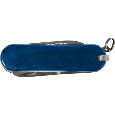 3 Piece stainless steel pocket knife., blue - BRANIO