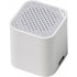 Plastic speaker with selfie shutter, white