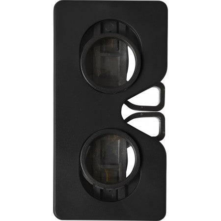 Foldable plastic virtual reality glasses, black