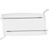 Plastic sealing clip, white