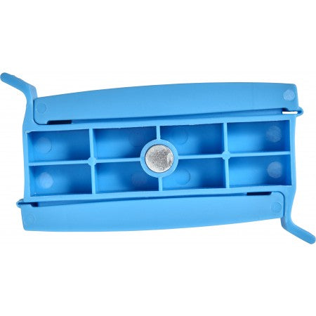 Plastic sealing clip, light blue