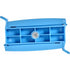 Plastic sealing clip, light blue