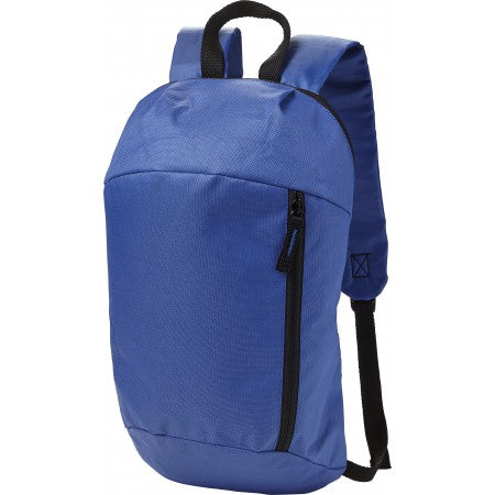 Polyester (210D) backpack, cobalt blue