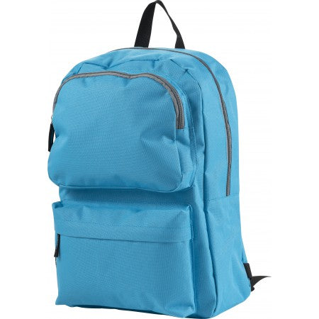 Polyester (600D) backpack, light blue
