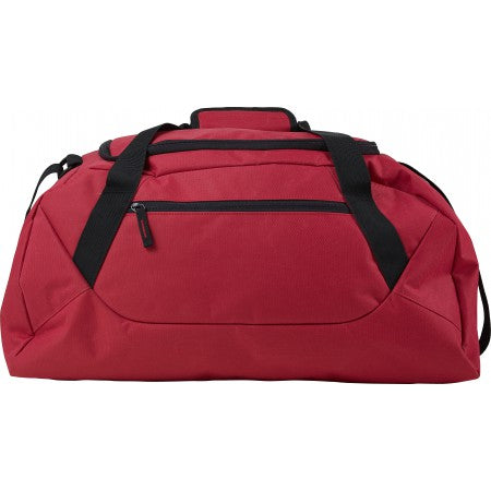 Polyester (600D) sports/travel bag, red