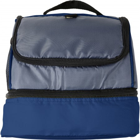 Polyester (210D) cooler bag, cobalt blue