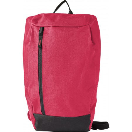 Polyester (600D) backpack, red
