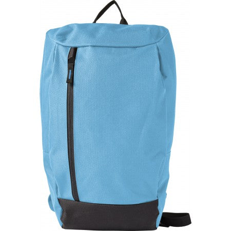 Polyester (600D) backpack, light blue
