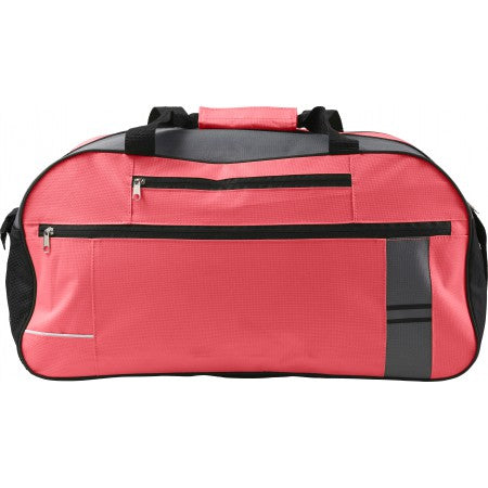 Polyester (600D) sports/travel bag, red