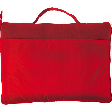 Fleece blanket (180 g/m2), red