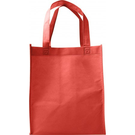 Nonwoven (80gr) carry/shopping bag., red