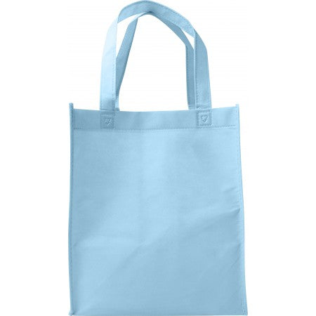 Nonwoven (80gr) carry/shopping bag., light blue