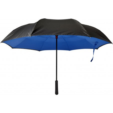 Reversible, twin-layer umbrella, blue